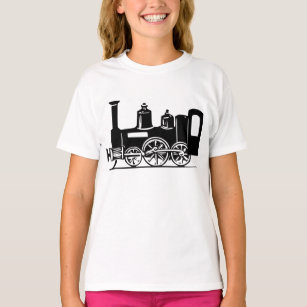 Steam Locomotive Girls T-Shirt