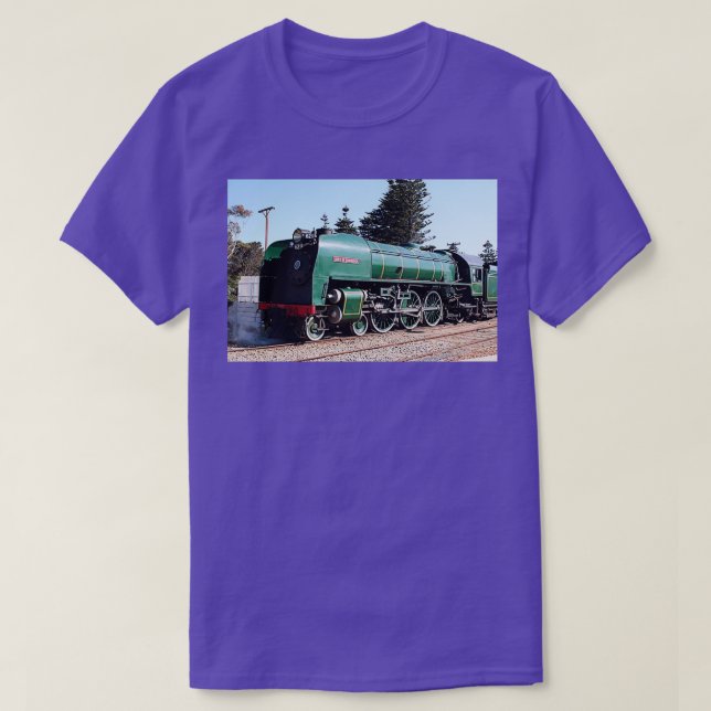 Steam Locomotive Goolwa South Australia T-Shirt (Design Front)