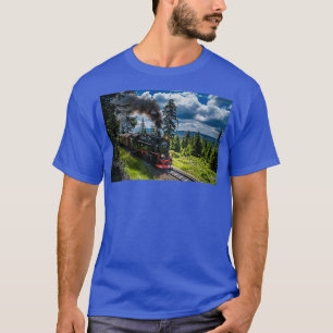 Steam locomotive Harz narrow gauge railways German T-Shirt