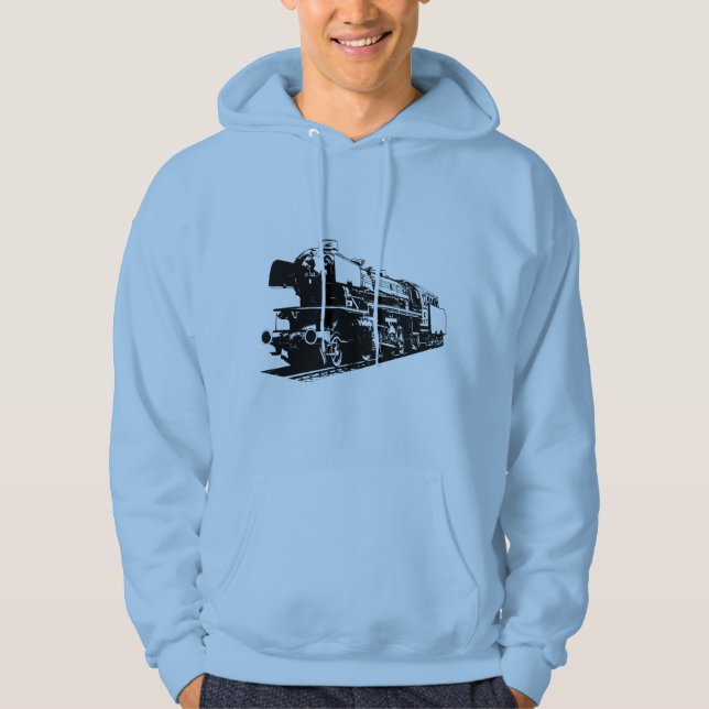 Steam Locomotive - High Contrast Hoodie (Front)