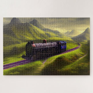 Steam Locomotive Jigsaw Puzzle