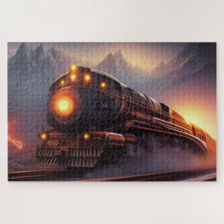 Steam Locomotive Jigsaw Puzzle