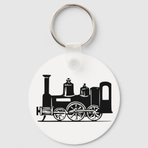 Steam Locomotive Keychain