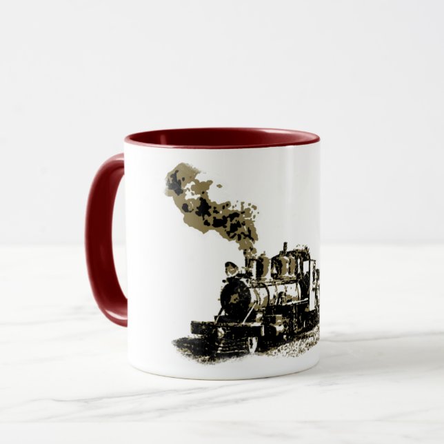Steam Locomotive Mug (Front Left)