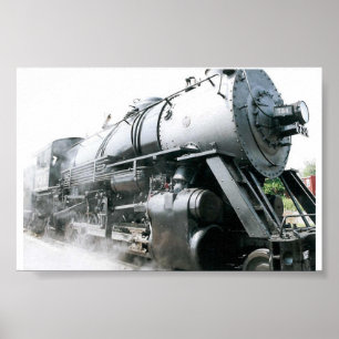 Steam Locomotive Poster