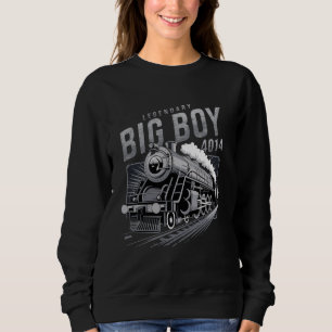 Steam Locomotive Train Big Boy 4014 Machine Railro Sweatshirt