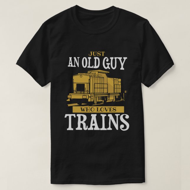 Steam Locomotive Train Lover Railway Railroad Stea T-Shirt (Design Front)