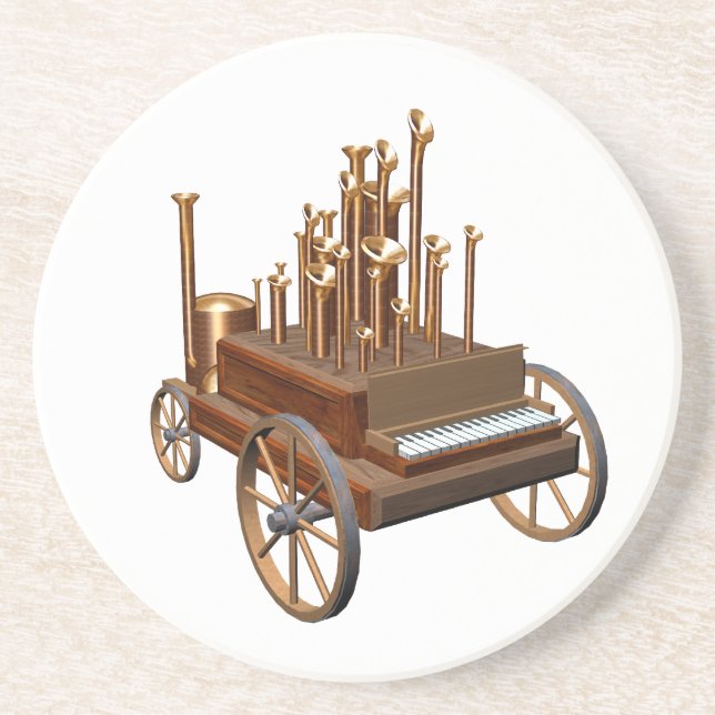 steam organ coaster (Front)