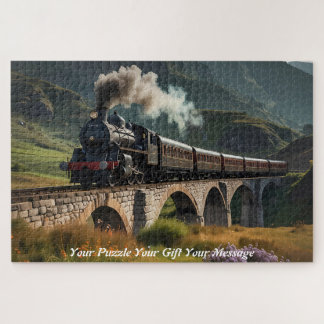 Steam Over the Highlands: A Journey Through Time Jigsaw Puzzle