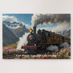Steam Over the Highlands: A Journey Through Time Jigsaw Puzzle