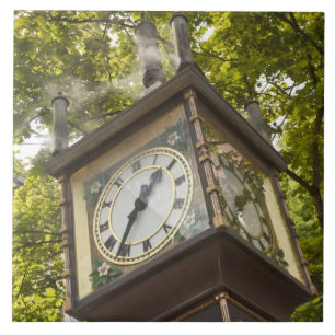 Steam powered clock in the Gastown neighbourhood Tile