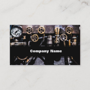 Steam Punk Gears and Gauges Business Card