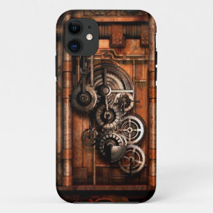 Steam Punk Gears and Rivets iPhone 11 Case