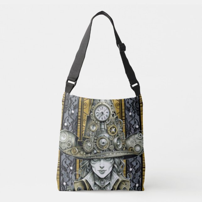 Steam Punk Hatter (1): Crossbody Bag (Front)