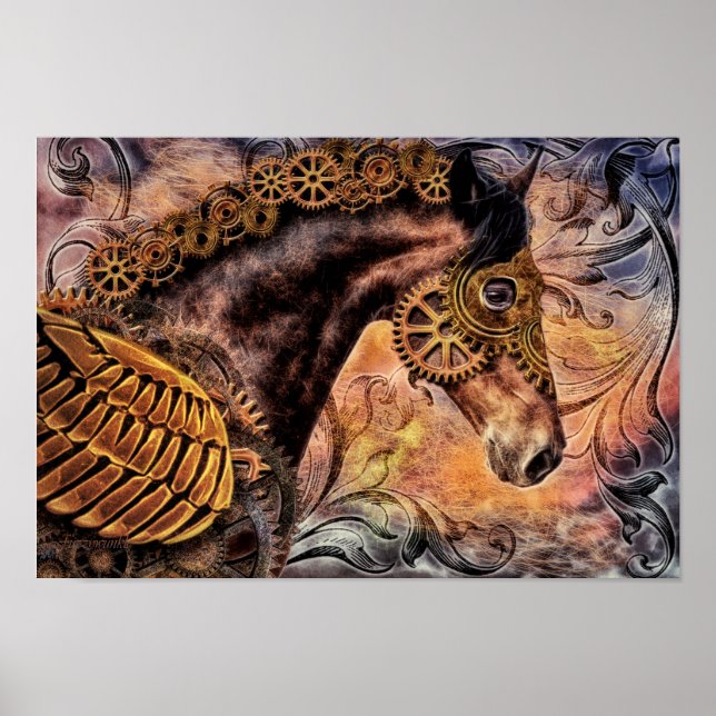 Steam Punk Horse Poster (Front)