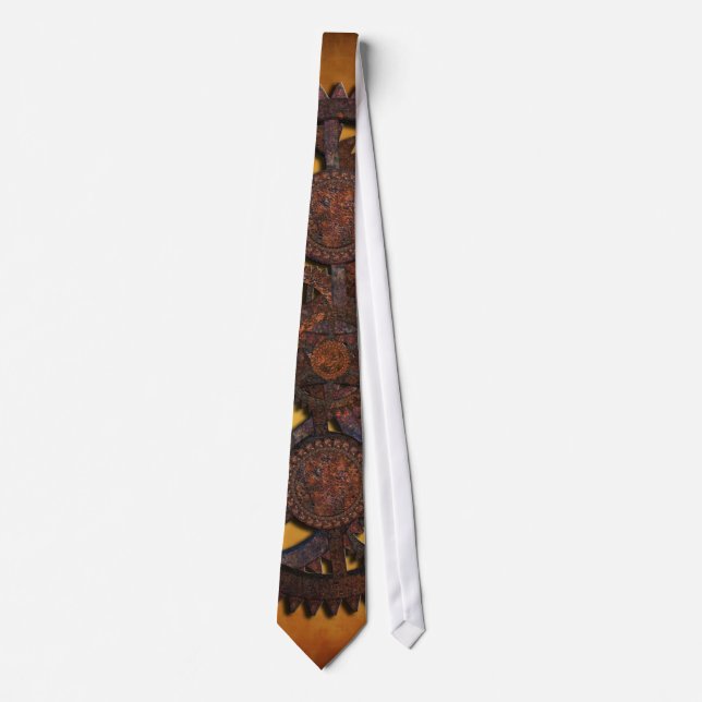 Steam Punk Rusty Gears Tie (Front)