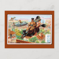 Steam Punk Vintage Postcard