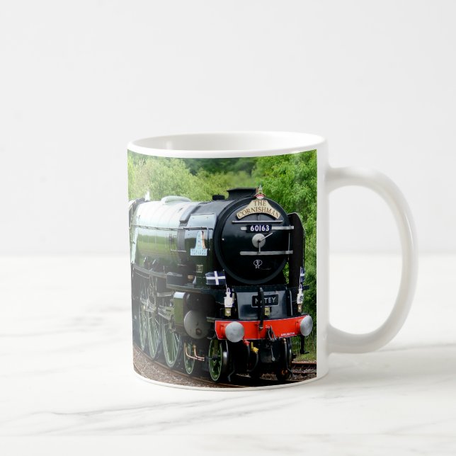 Steam Railway Locomotive The Cornishman Coffee Mug (Right)