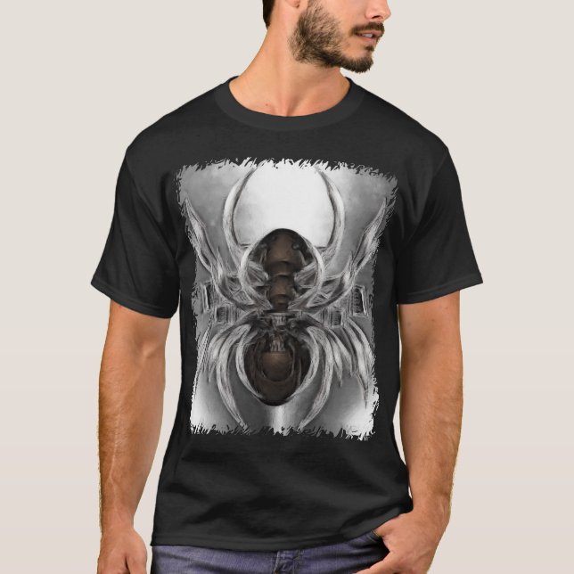 Steam Spider Steampunk T-Shirt (Front)