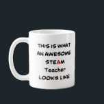 steam teacher, awesome coffee mug<br><div class="desc">steam teacher</div>