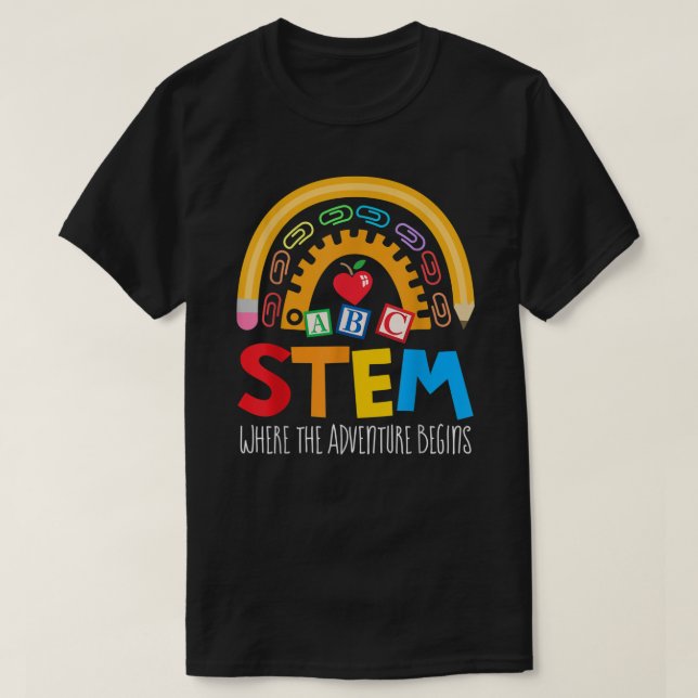 Steam Teacher Back To School Stem Teacher Squad Or T-Shirt (Design Front)