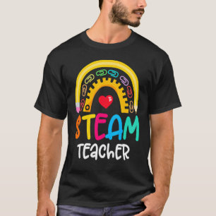 Steam Teacher Squad Team Crew Back To School Stem  T-Shirt