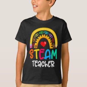 Steam Teacher Squad Team Crew Byck To School Stem T-Shirt