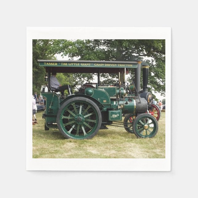 STEAM TRACTION ENGINE NAPKIN (Front)