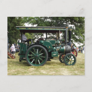 STEAM TRACTION ENGINE POSTCARD