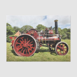 STEAM TRACTION ENGINE TISSUE PAPER