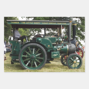 STEAM TRACTION ENGINE WRAPPING PAPER SHEET