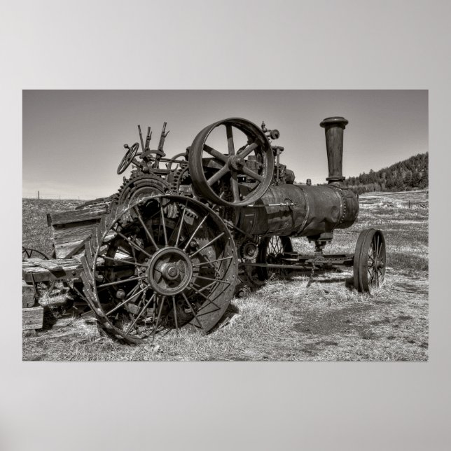 Steam Tractor - Molson Ghost Town Poster (Front)