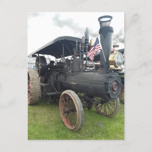 Steam Tractor Postcard