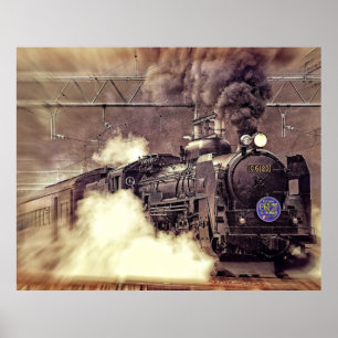 Steam Train 10 Poster