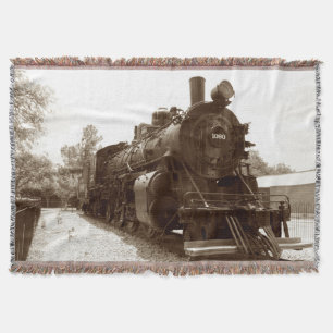 Steam Train 12 Throw Blanket