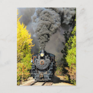Steam Train 19 Postcard