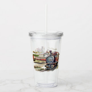 STEAM TRAIN ACRYLIC TUMBLER
