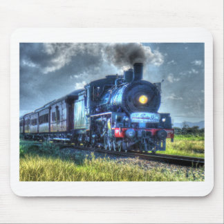 STEAM TRAIN AUSTRALIA WITH ART EFFECTS MOUSE MAT