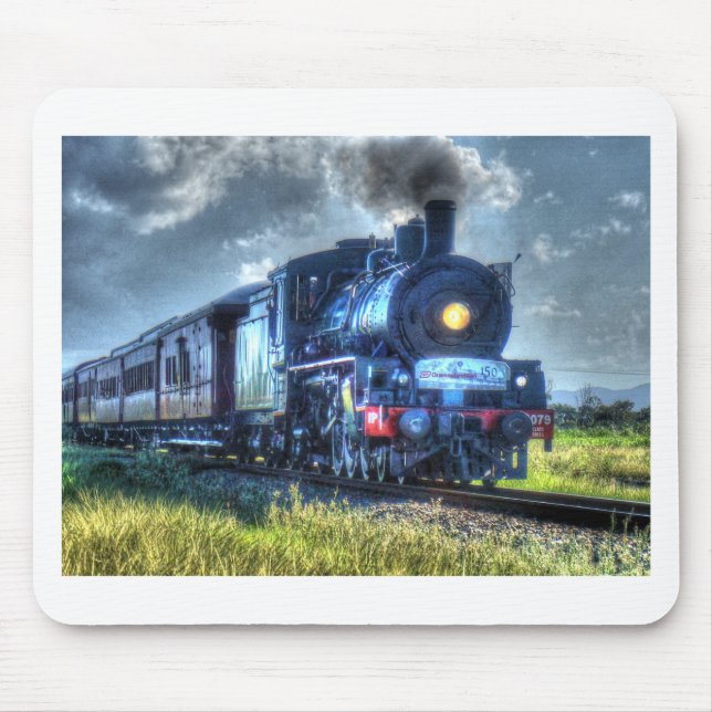 STEAM TRAIN AUSTRALIA WITH ART EFFECTS MOUSE MAT (Front)