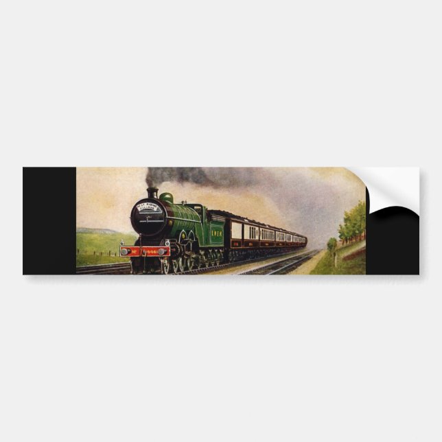 Steam Train Bumper Sticker (Front)