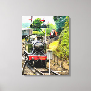 STEAM TRAIN CANVAS PRINT