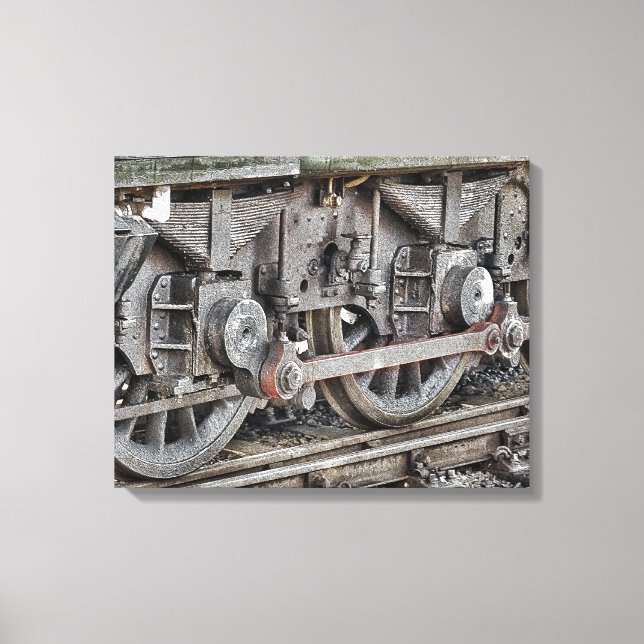 STEAM TRAIN   CANVAS PRINT (Front)