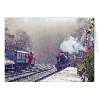 Steam Train Card