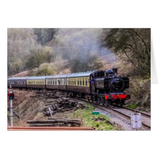 Steam Train Card