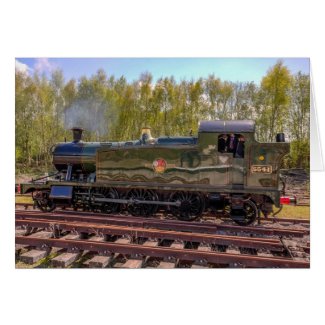 Steam Train Card