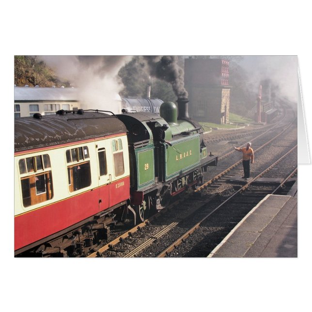 STEAM TRAIN CARD (Front Horizontal)