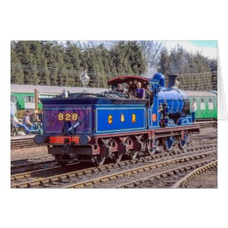 Steam Train Card