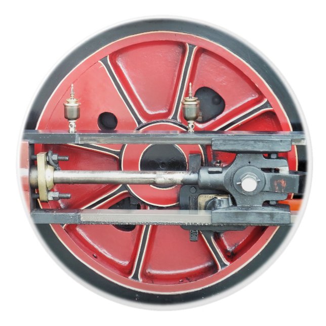 STEAM TRAIN CERAMIC KNOB (Front)