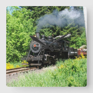 Steam Train Custom Clock