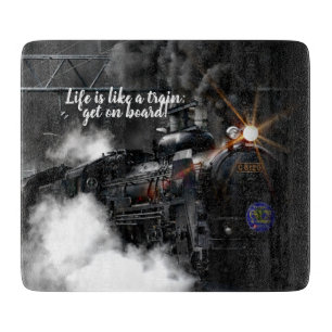 Steam Train Cutting Board